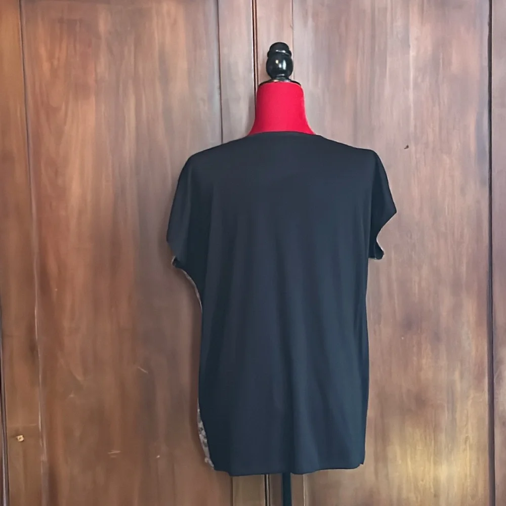 Clearly Leopard Sequined Tunic M - Picture 2 of 7